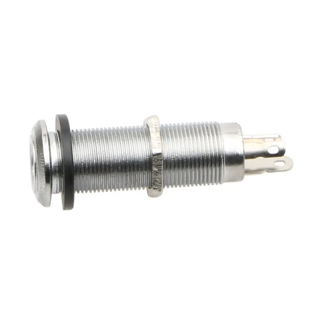 

Guitar Cylinder Flush Mount Output Jack Low Pin Straight Socket for Guitar B