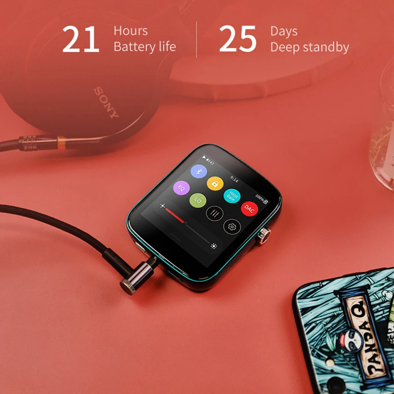 

Shanling Q1 Portable Player ES9218P DAC/AMP Two-Way Bluetooth Hi-Res support DSD128 PCM32bit/384kHz LDAC/aptX HIFI DAP MP3 DAC