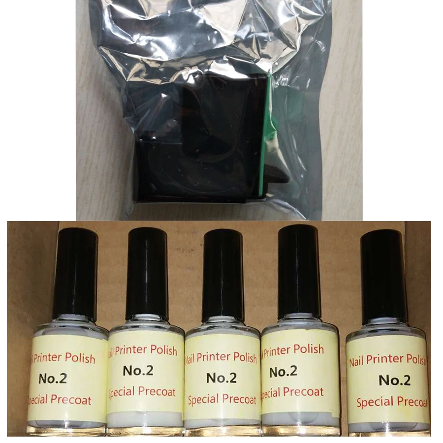 1 шт. картридж для принтера ногтей и 5 бутылок лака номер 2 предварительно