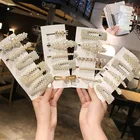 Заколки для волос женские Геометрические с жемчугом, 345 шт.компл.