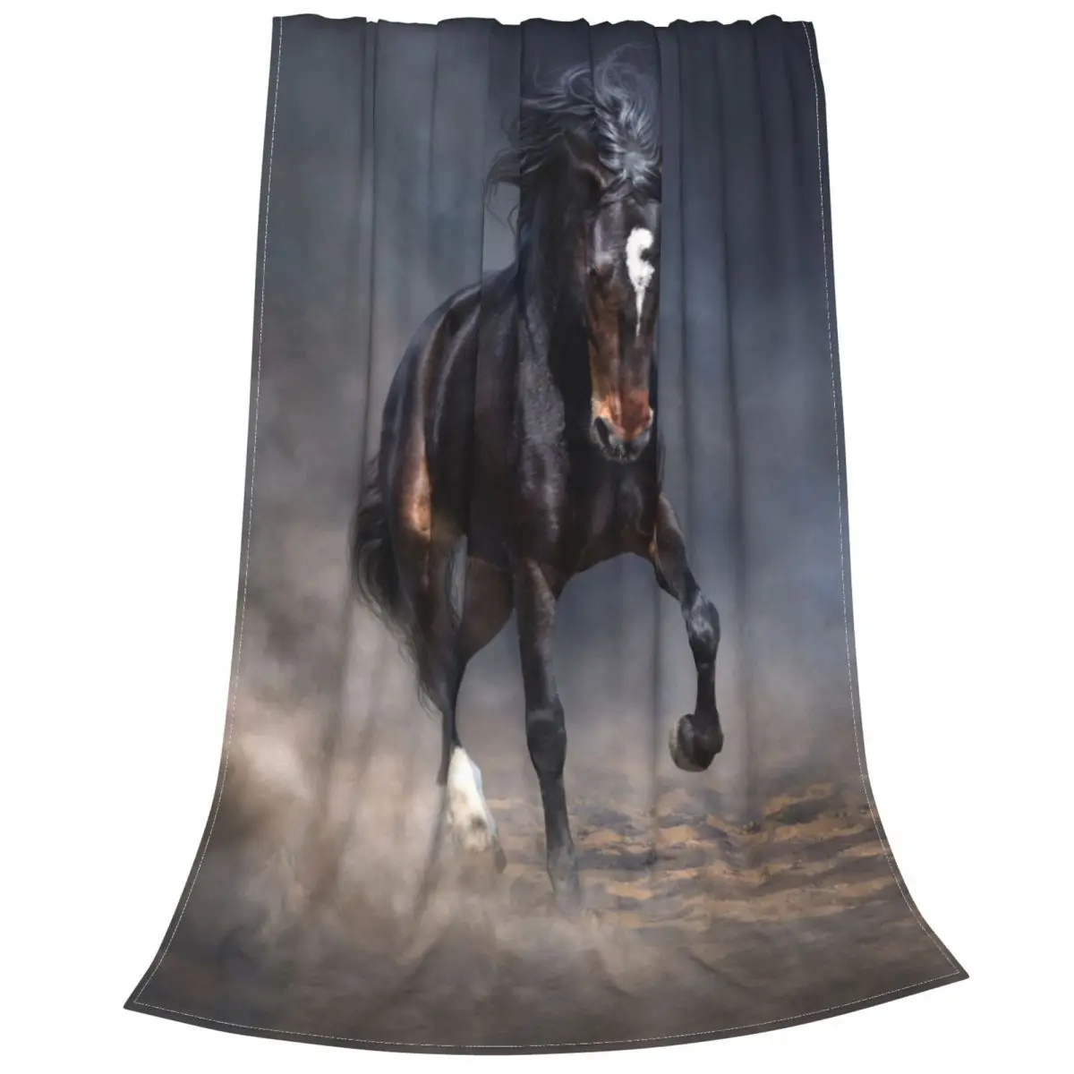 Одеяло дикая лошадь вельветовый легкий плед для влюбленных кровати офиса осени и