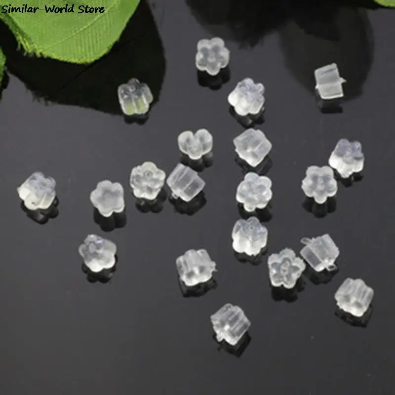 50/100 шт. защитные серьги в форме цветка аксессуары для ювелирных изделий - купить