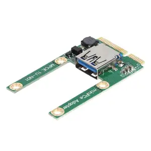 Мини PCI-E к USB3.0 плата расширения ноутбука PCI Express PCIe к USB 3,0 переходник Райзер карта адаптер с винтовыми фитингами
