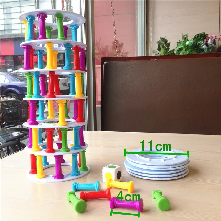 1 комплект башня свернуть настольные игры для детей сумасшедшие Колонка бум игра