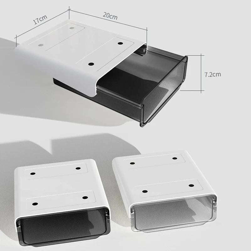 Самоклеящийся поднос для карандашей под столом ящик-органайзер Настольный ящик