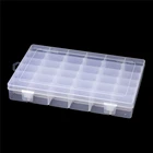 Пластиковый чехол для хранения ювелирных изделий, 36 отделений, регулируемый, органайзер для бисера
