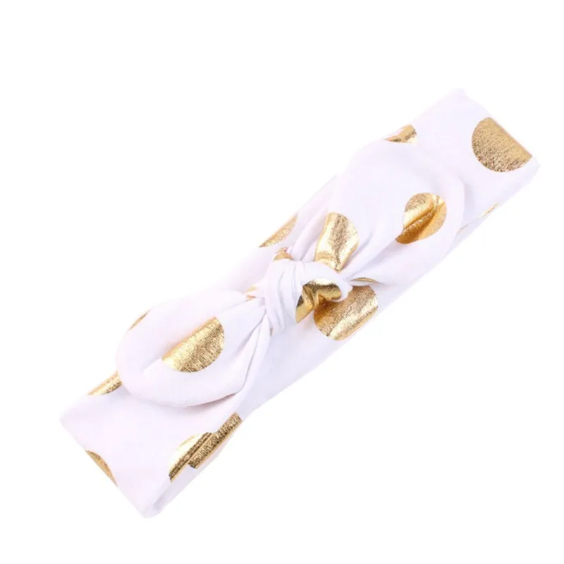 Cute Infant Baby Girls Kids Toddler Polka Dot Turban Knot Hairband Headband Head Wrap Hair Band Accessories #p | Детская одежда и