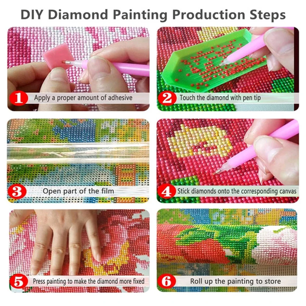 

Diamond Painting Cute Colorful Dog Shaped Fall Decorations Home Accessories Full Drill Diamond Painting with Painting Kits