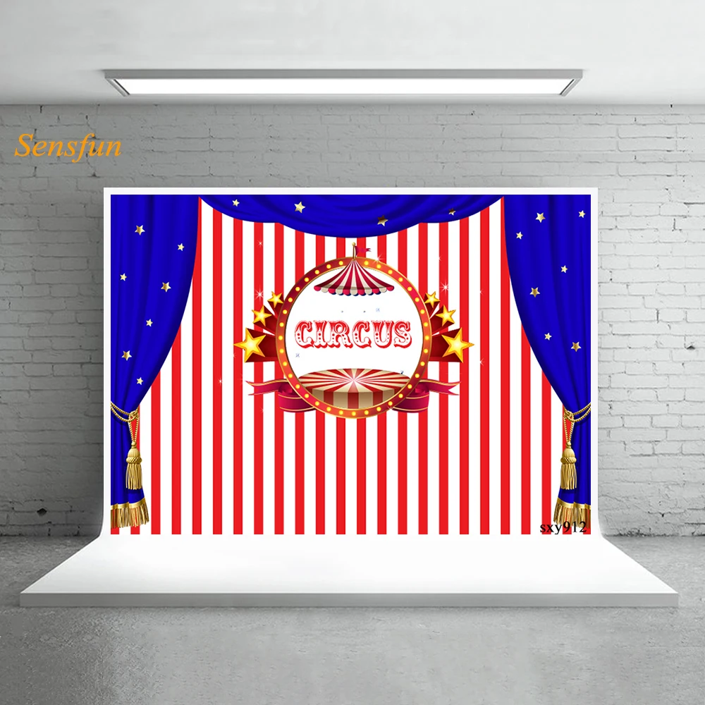 

LEVOO Photography Background Birthday Circus Party Supplies Photographic Backdrop Photo Background Photophone Photo Studio