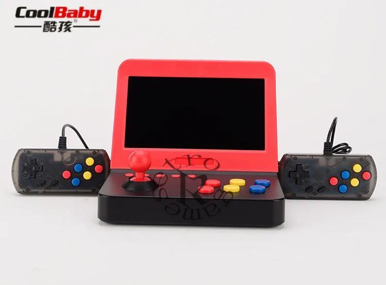Powkiddy A9 7 дюймов Большой экран Ретро Мини Портативная Аркада для GBA