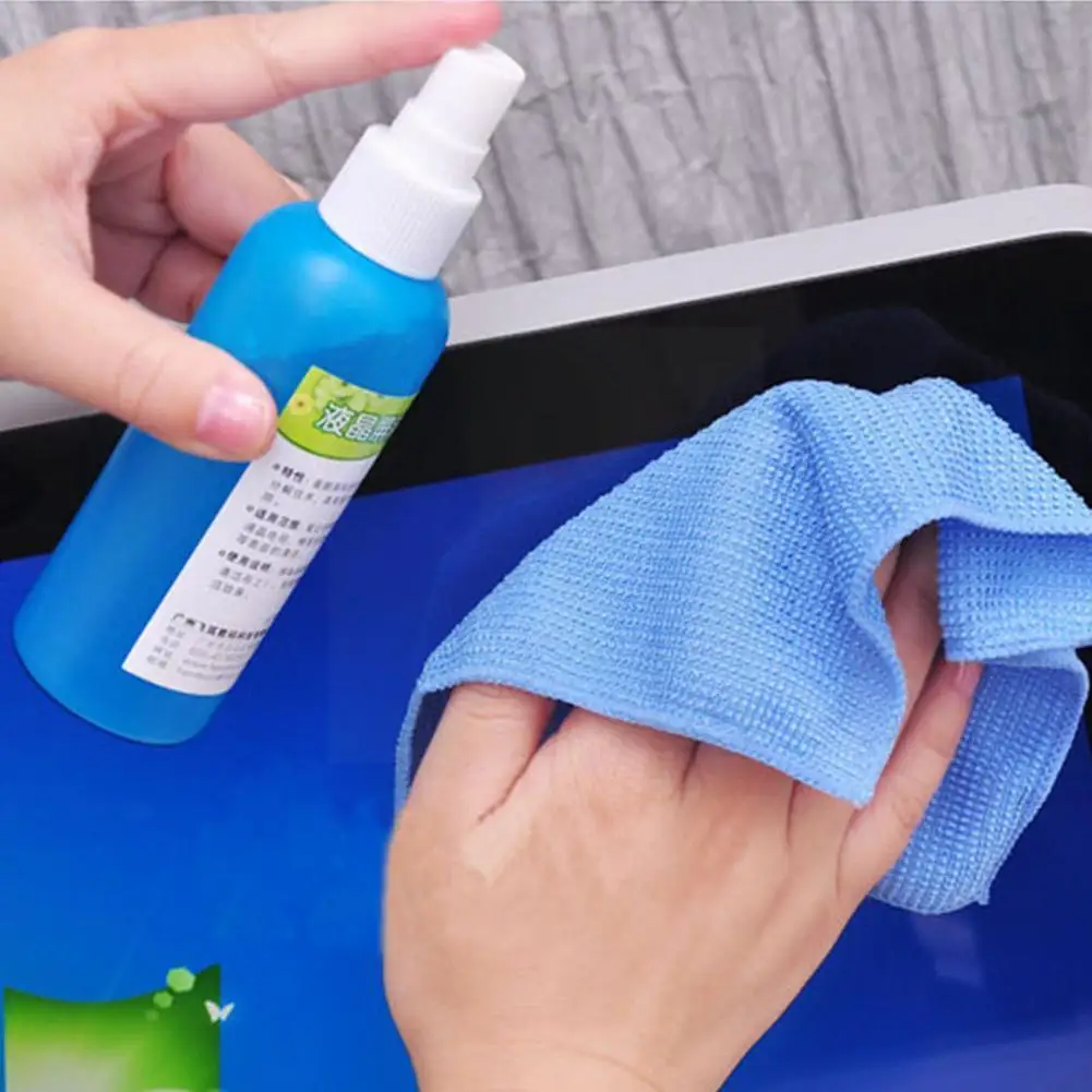 Laptop Monitor Cleaning Kit Lcd Mobile Phone Screen Cleaning Cloth Cleaning Liquid Cleaner Three-piece Keyboard Set Brush A6U0