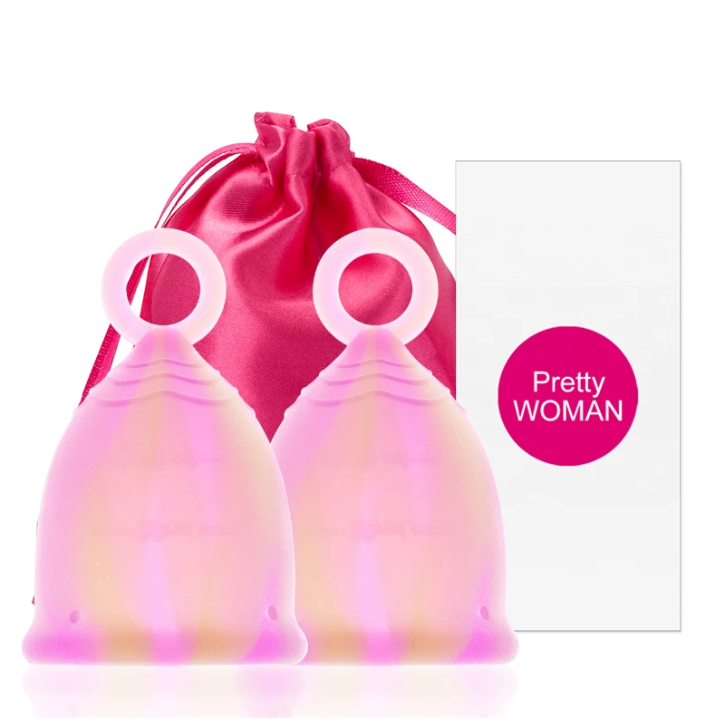 Медицинский силикон женственная чашка для гигиены менструального кольцо