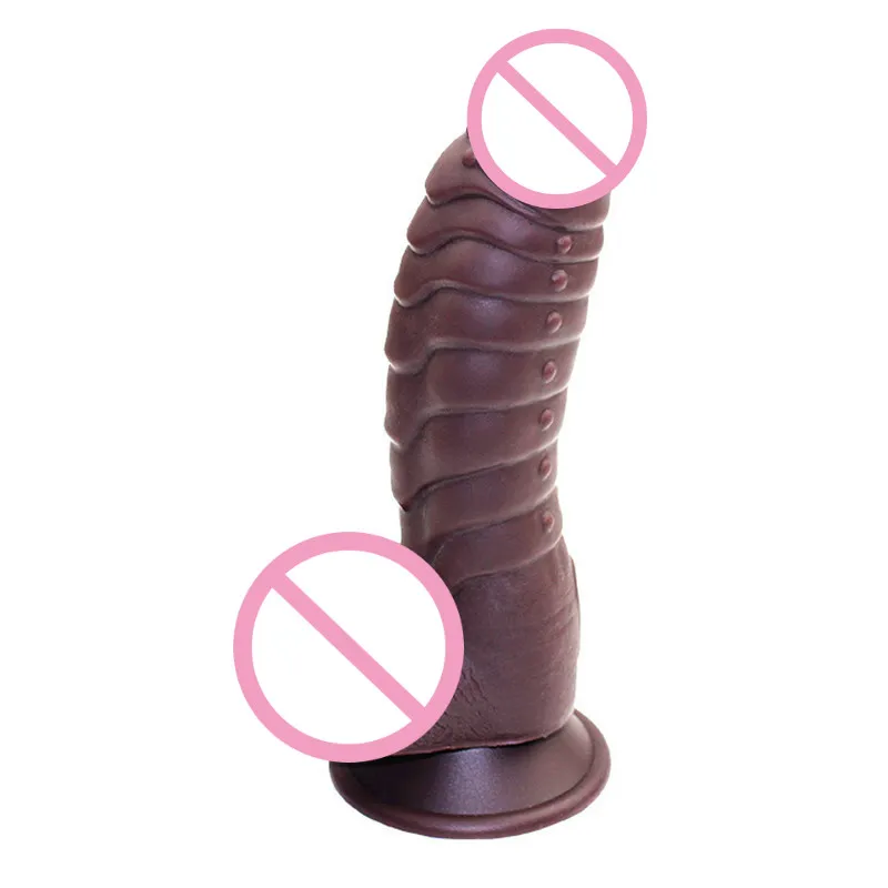 Реалистичный фаллоимитатор мягкий жидкий силикон огромные весы динозавров