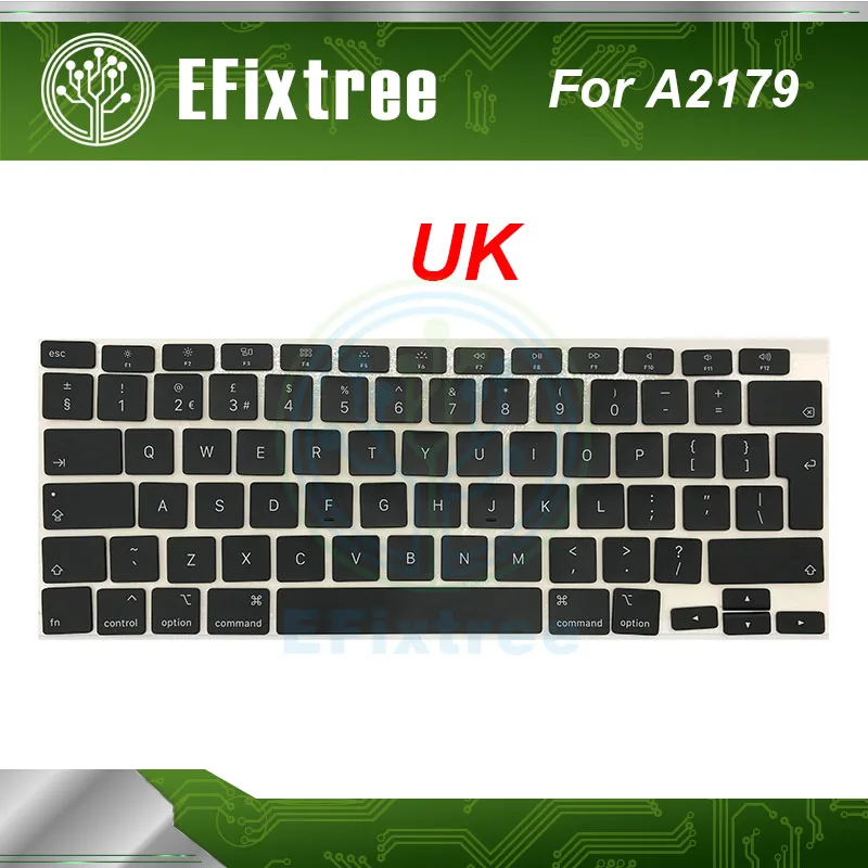 Клавиатура для ноутбука A2179 с колпачком клавиш клавиатуры английская Apple Macbook Air