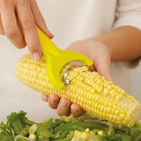 new corn zipper prep peeler stainless steel corn stripper creative hand corn grain separator thresher kitchen gadget accessories