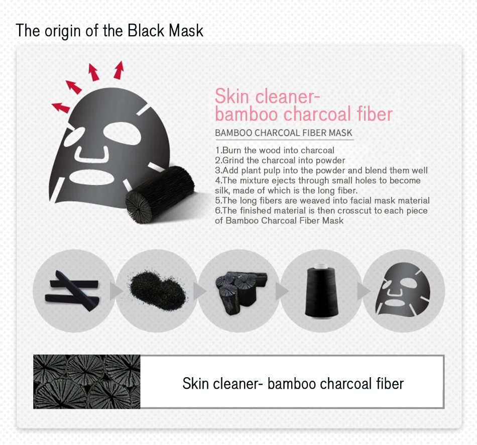 10 шт ROREC хлопок материал и травяной ингредиент Сексуальная черная маска для