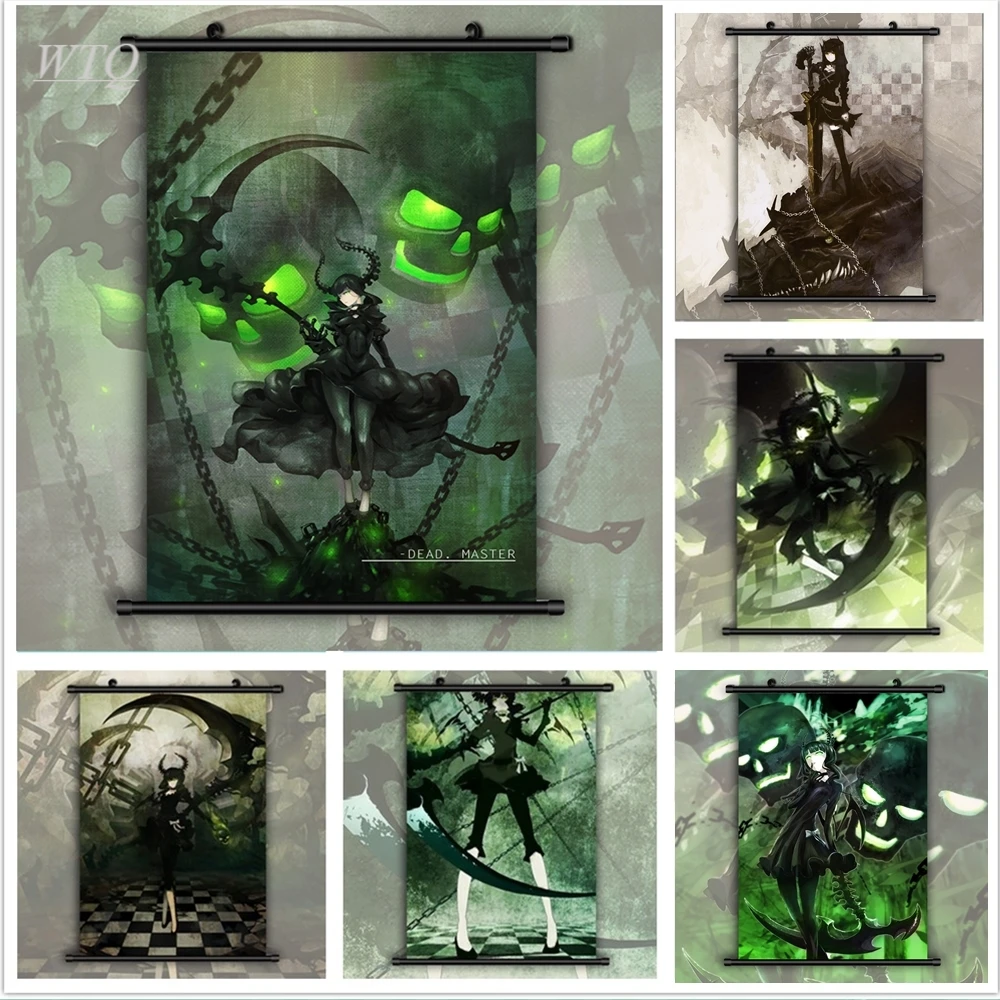 Плакаты аниме Black Rock Shooter Dead Master с принтом HD Настенные Декоративные плакаты на