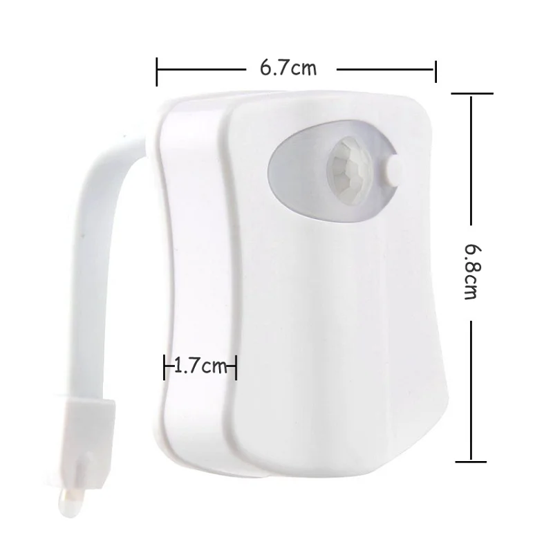 PIR датчик движения светодиодный светильник для унитаза Ночной водонепроницаемый