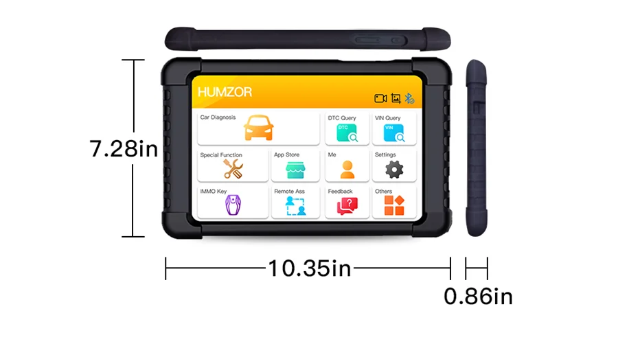 Humzor NexzDAS Pro полная система Bluetooth автоматический диагностический инструмент OBD2 сканер автомобильный код считыватель со специальными функциями