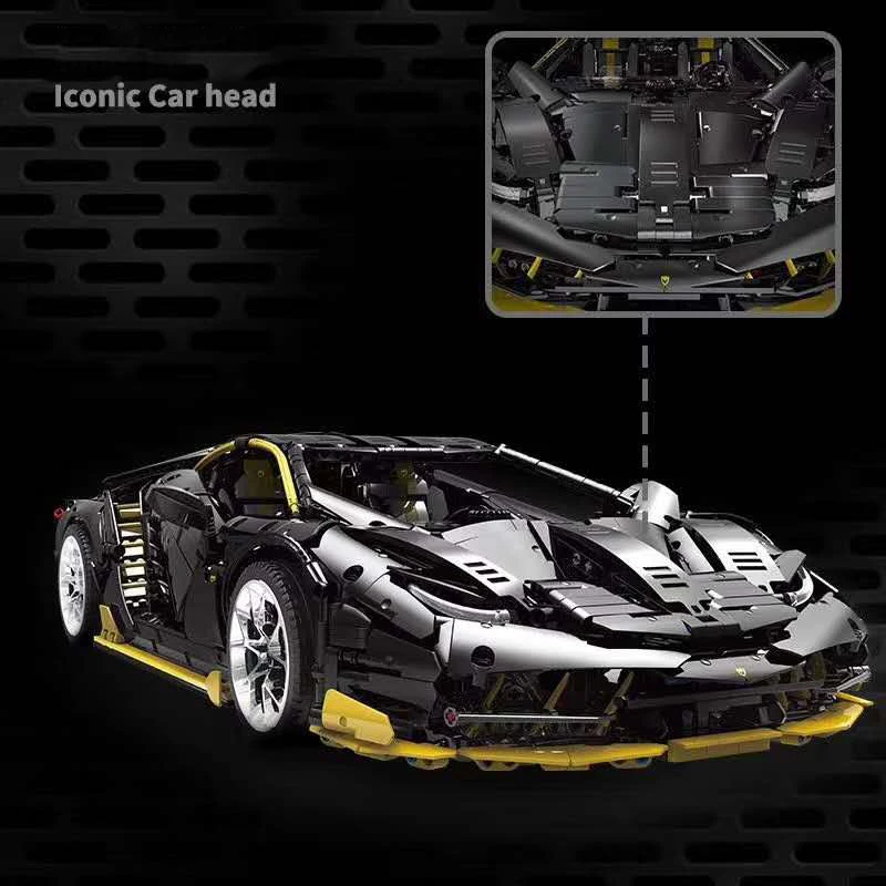 В оригинальной коробке Lamborghining 100 года Centenario hypercar Corvetted Centennial Cow Super Racing Car Model