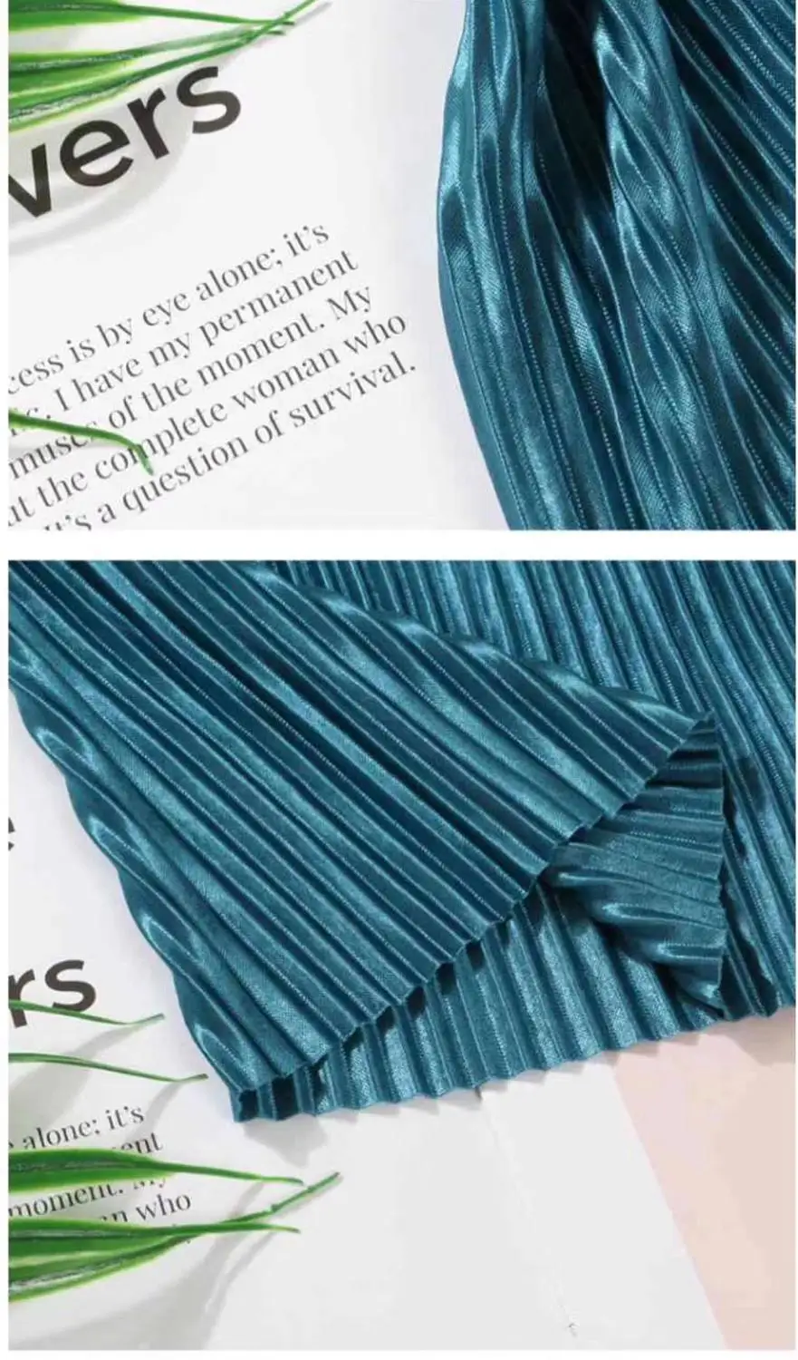 

Summer women's ice silk pleated chiffon wide-leg shorts Casual Elastic High Waist Shorts Boho Beach Trousers girls Short