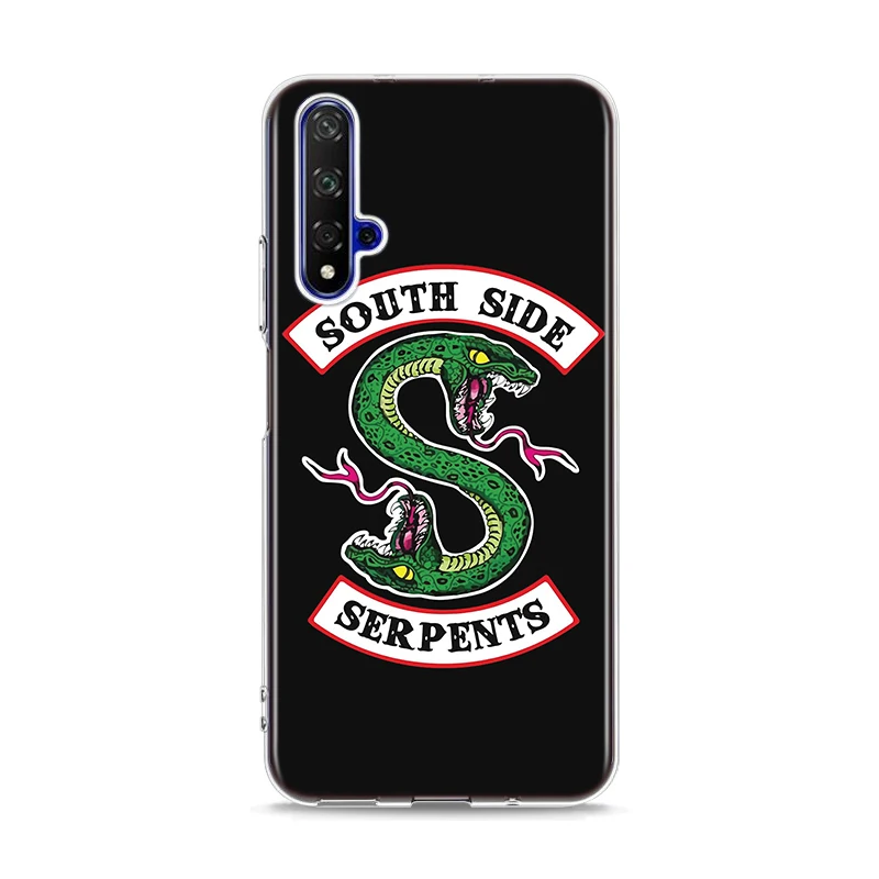 Чехол из силикона и термополиуретана ривердейл "South Side serpents" для huawei Honor 10i 9X8X20 10 9 8 Lite 8A 7A 7C Pro Lite чехол для телефона