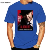 blacklist tv series v8 t shirt red movie poster all sizes s 5xl