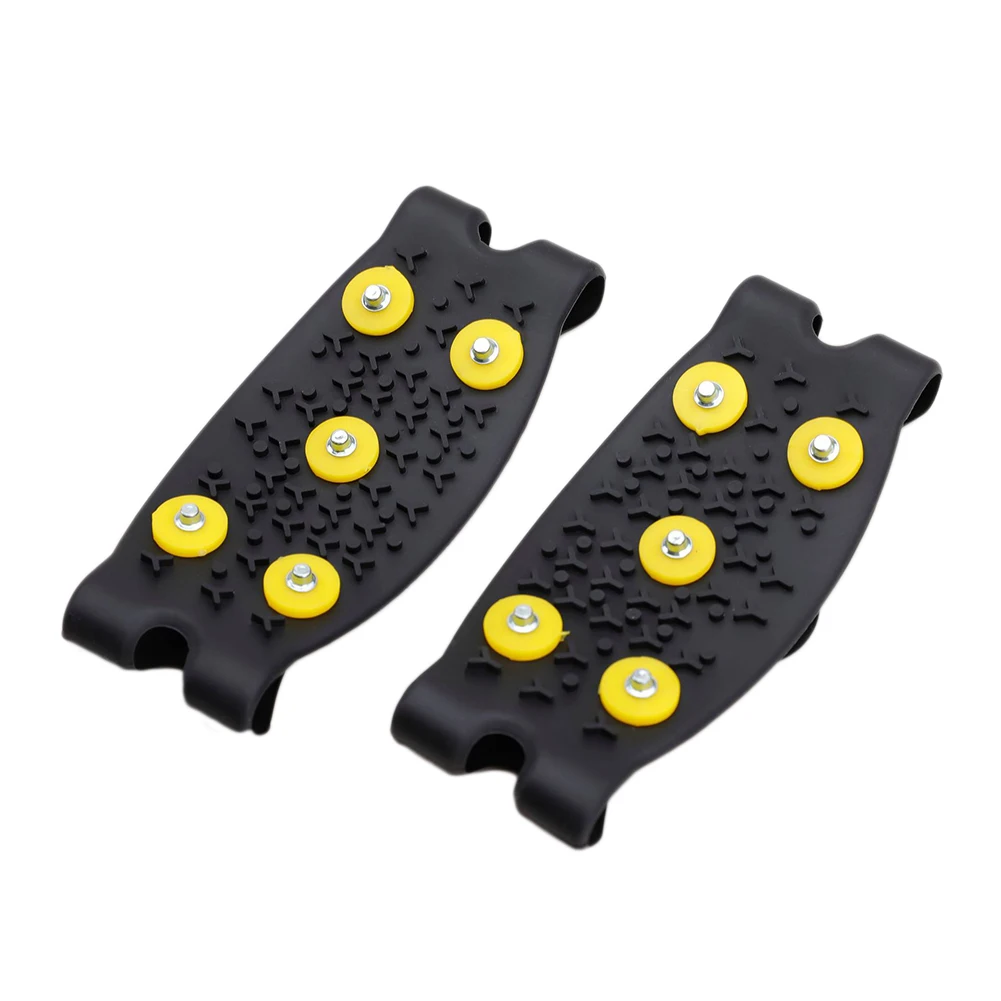 5 шипов искусственные скобы уличные Нескользящие для снега скалолазания ледяные