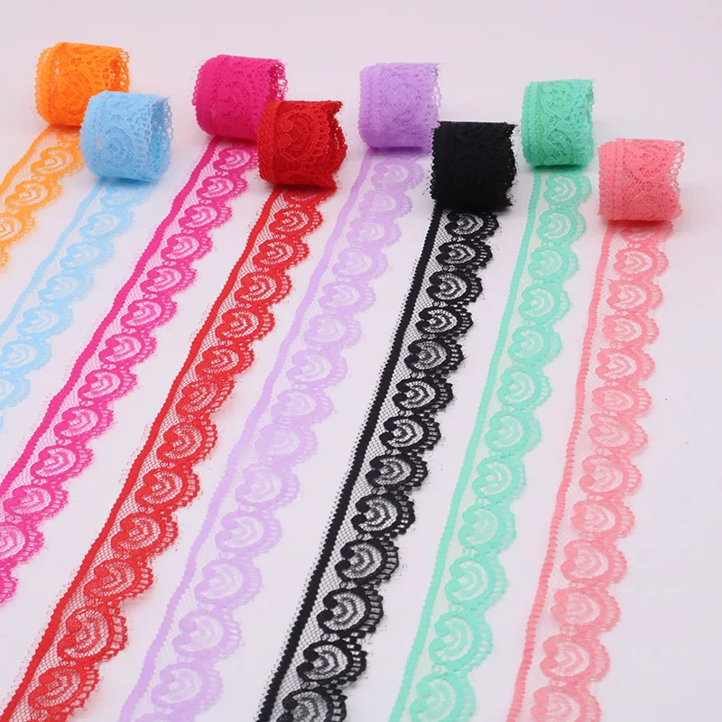 Кружевной рулон для отделки 10 ярдов узоры кружевная лента шитья рукоделия