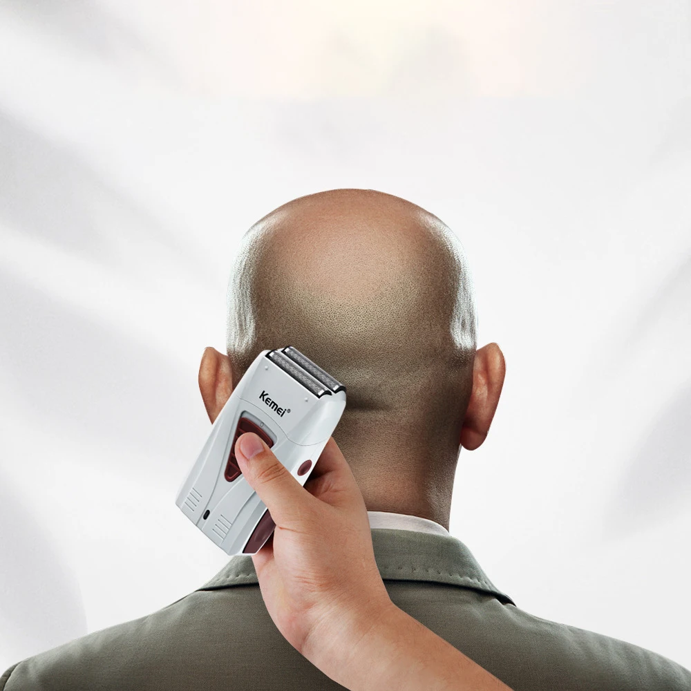Kemei электробритва для Для мужчин с двойным лезвием возвратно поступательным