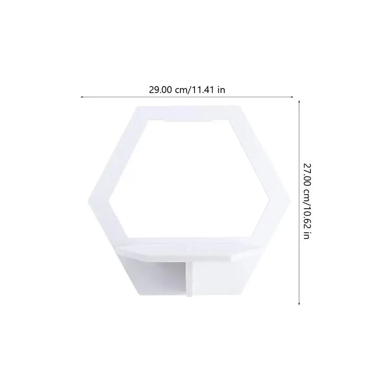 

1Pc Wall Storage Rack Home Storage Holder Punching-Free Flowerpot Holder (White)