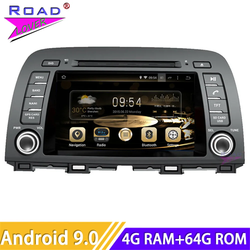 Roadlover Android 9 0 автомобильный ПК DVD Автомобильный плеер радио для Mazda CX-5 6 2012-Стерео GPS