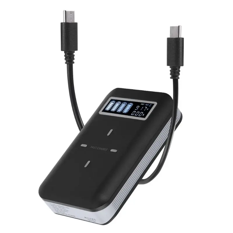 

4X 18650 USB T ype-c Power Bank Battery Charger Case DIY Box For Smart Phone MP3 Tablet PC Charging