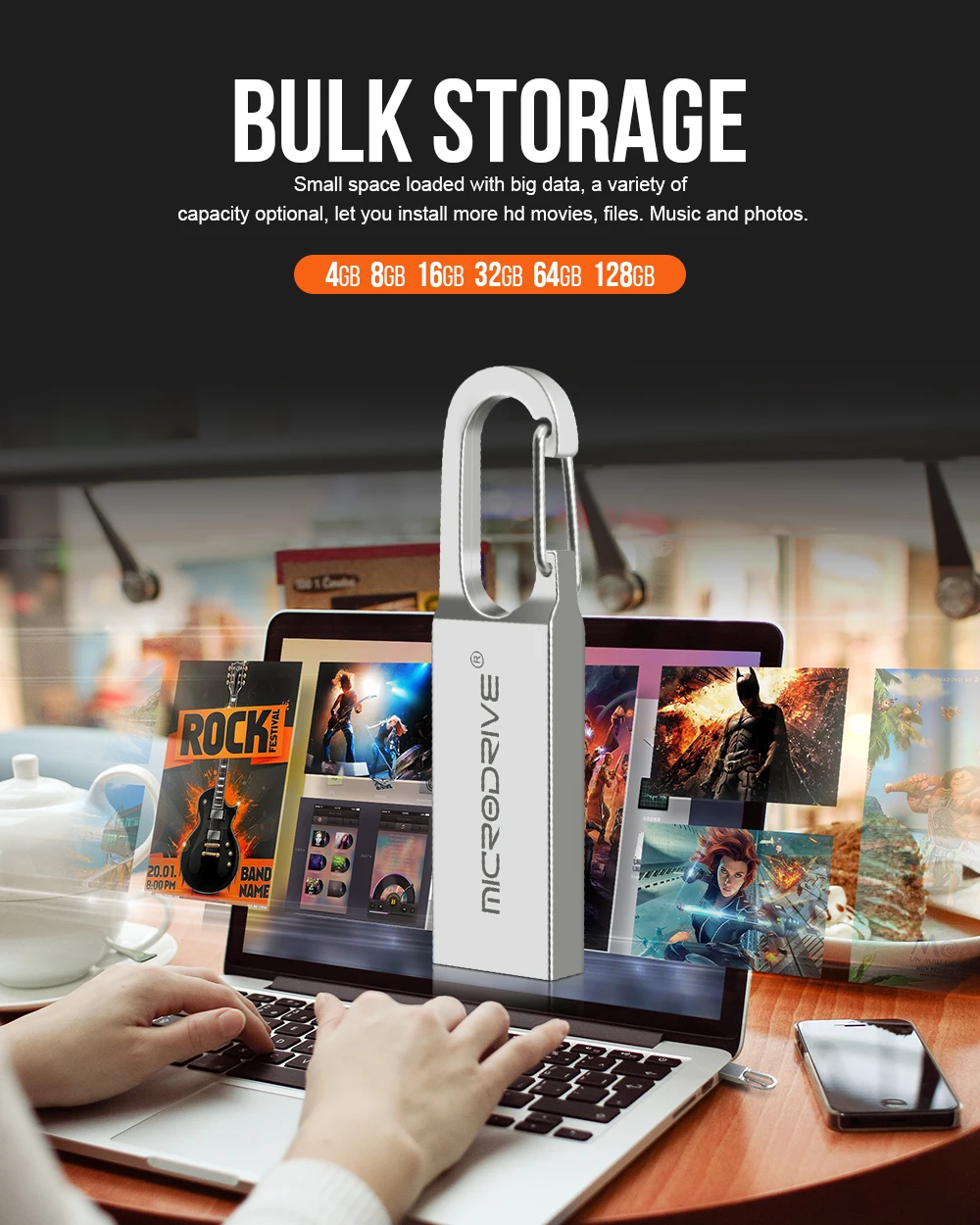 Высокое качество USB флеш-накопитель 64 ГБ реальная емкость флеш-накопитель 32 Гб USB флешка 128 ГБ 16 ГБ 8 ГБ 4 ГБ Флешка 2,0 флэш-накопитель Memoria Usb