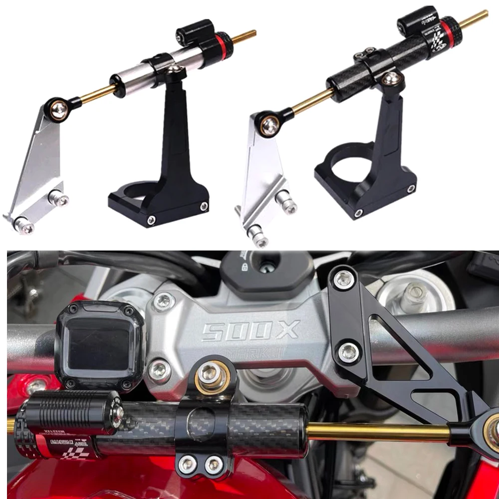 

Motorcycle CNC Adjustable Steering Damper Stabilizer For Colove KY400X KY 400X KY400 X 400X