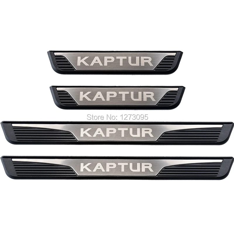 Для Renault Каптур Captur- нержавеющей Накладка пороги защита для езды на велосипеде защитные крышки отделкой автомобильные аксессуары