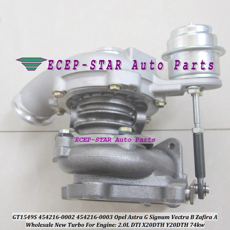 Turbo GT1549S 454216 5003S 0001 24442214 90570506 860046 для Opel Vectra Zafira Astra G 93184042 л 20HC X20DTH|Воздухозаборники|