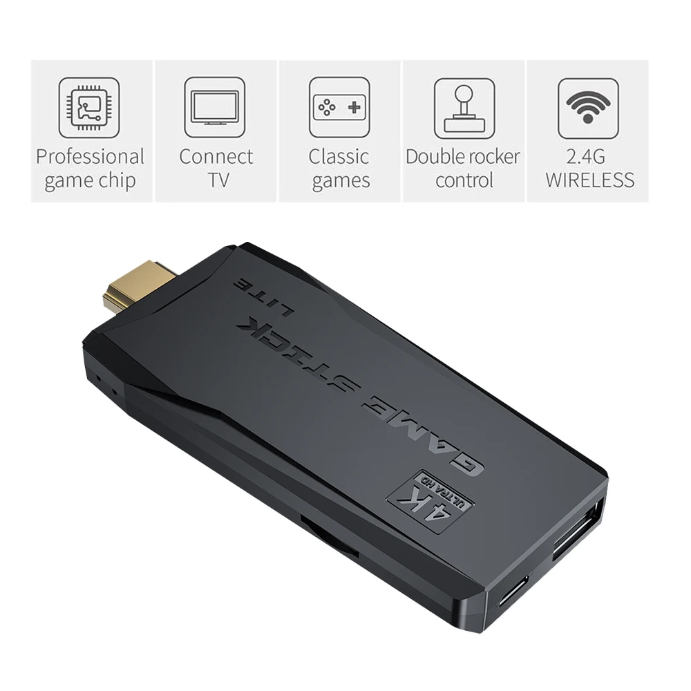 Беспроводные игровые консоли 10000 игр 64 ГБ Ретро Классические мини-геймпады для ТВ