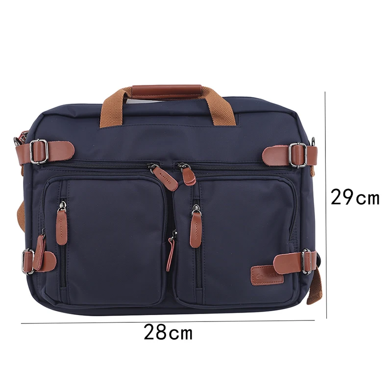 

15 Inch Convertible Briefcase Men Business Handbag Messenger Bag Casual Laptop Multifunctional Travel Bags For Male Big