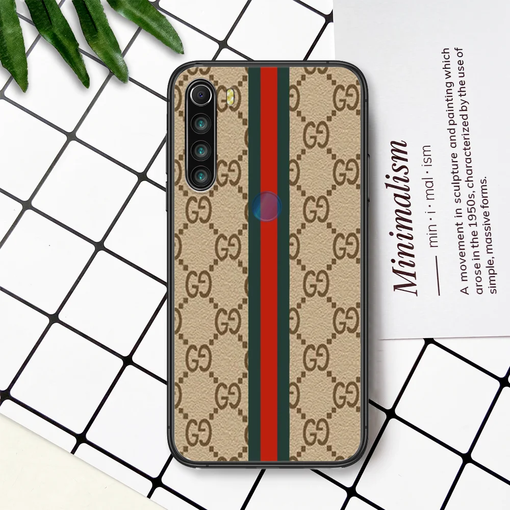 

Ltalian Luxury Brand Snake Bee Tiger Phone Case For Xiaomi Redmi Note 7 8 8T 9 9S 4X 7 7A 9A K30 Pro Ultra black Funda Trend