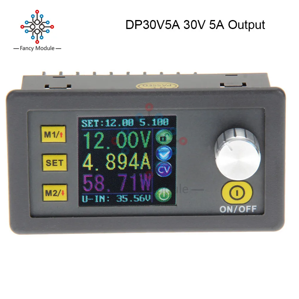 Voltímetro, amperímetro, probador de voltaje constante, medidor de corriente, módulo de fuente de alimentación programable, convertidor LCD, DP50V5A DPS3003