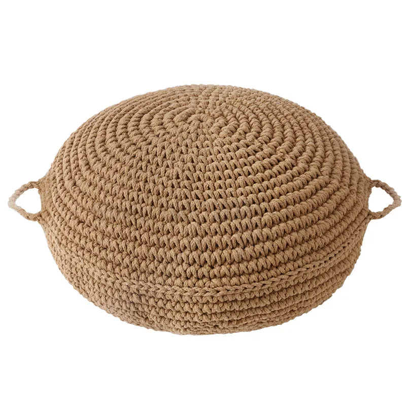 

Futon ручная вязка круглый Пирс съемный моющийся сидячий Пирс Подушка Татами для гостиной декоративный стул портативный Пирс