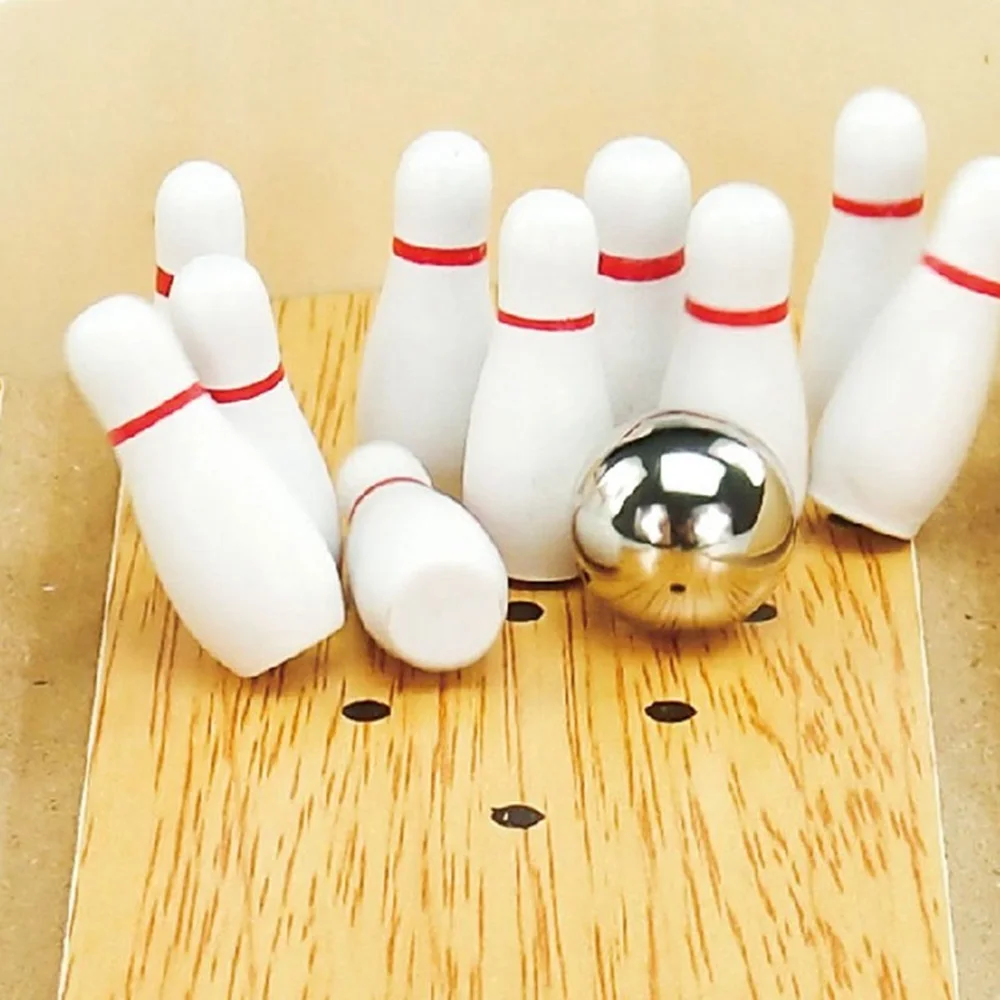 13 шт./компл. деревянная настольная игра для боулинга веселая домашняя