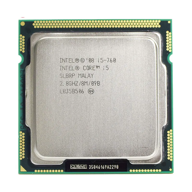 

Intel Core I5-760 CPU 2.8G 8M 4 Core 4 Thread LGA1156 Processor