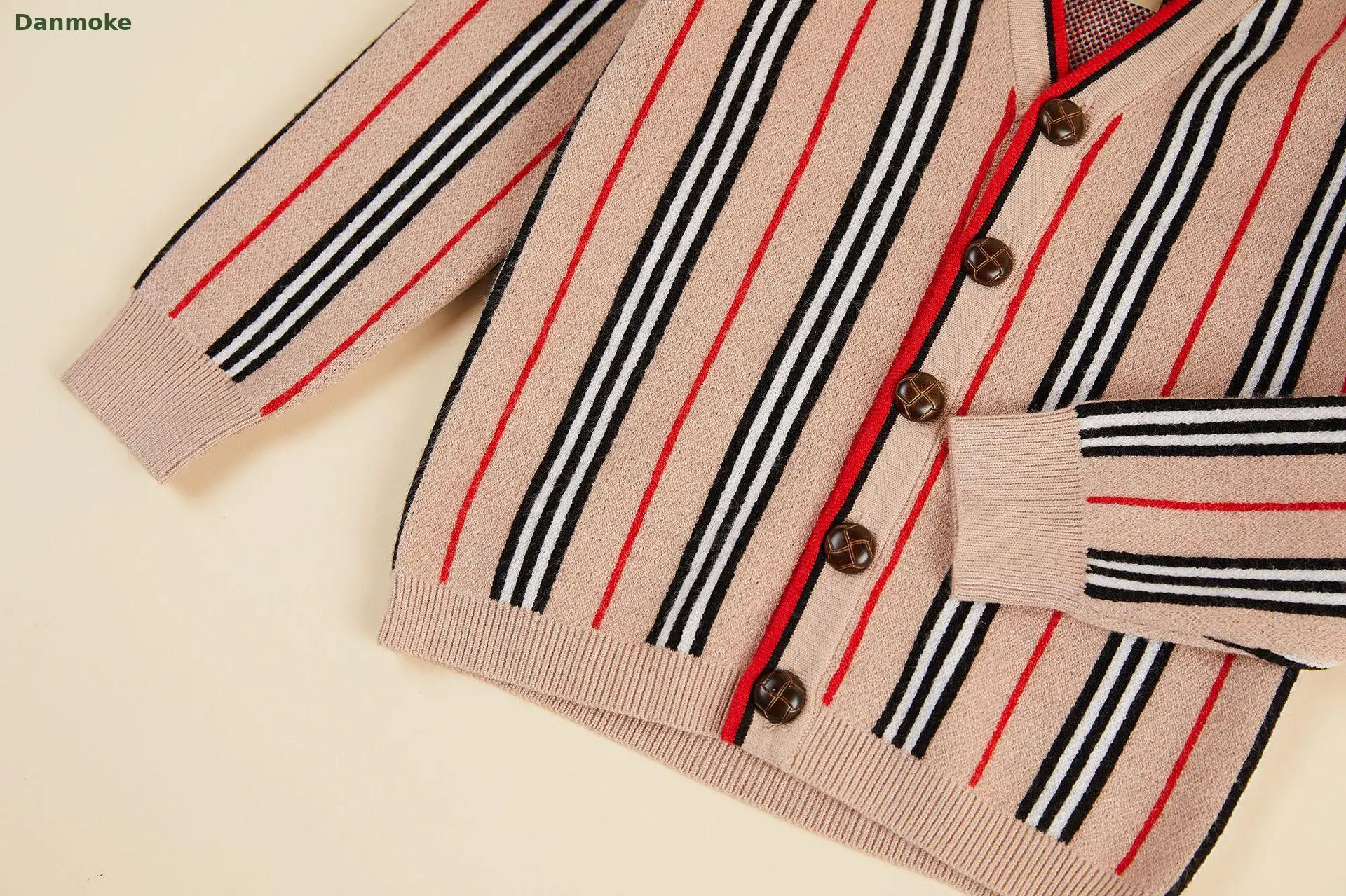 Danmoke/кашемировые свитера для мальчиков и девочек топы Детские кардиганы в