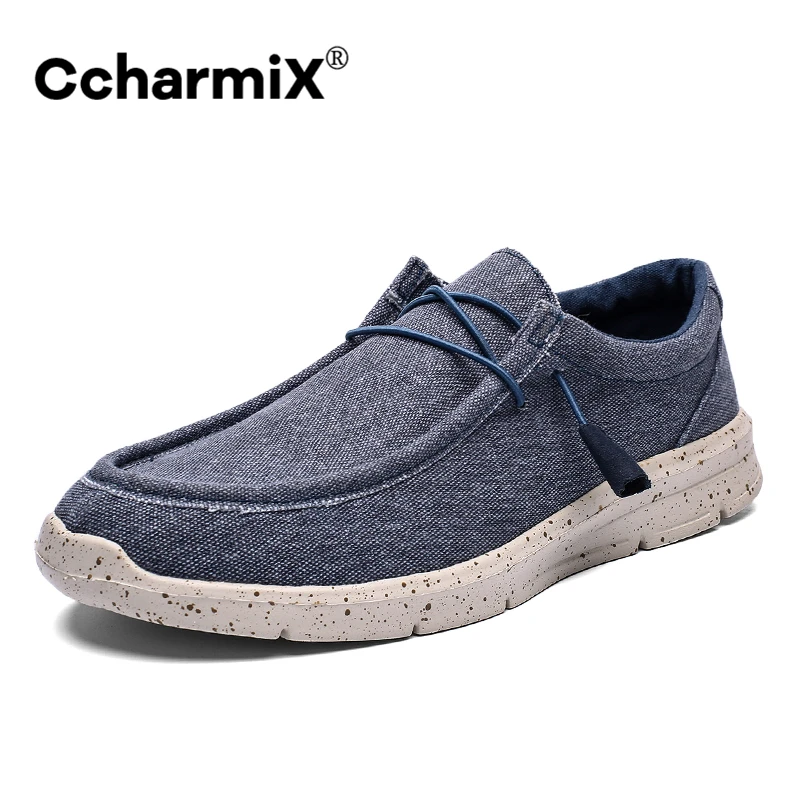 Фото Кроссовки CcharmiX мужские парусиновые дышащие слипоны повседневная обувь в Кроссовки CcharmiX мужские парусиновые дышащие слипоны повседневная обувь в