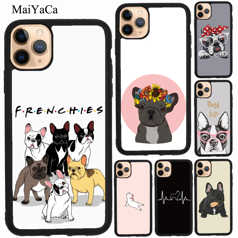 

French Bulldog Art For iPhone 13 Pro Max 12 mini XS X XR SE 2020 7 8 Plus Case For iPhone 11 Pro Max Cover