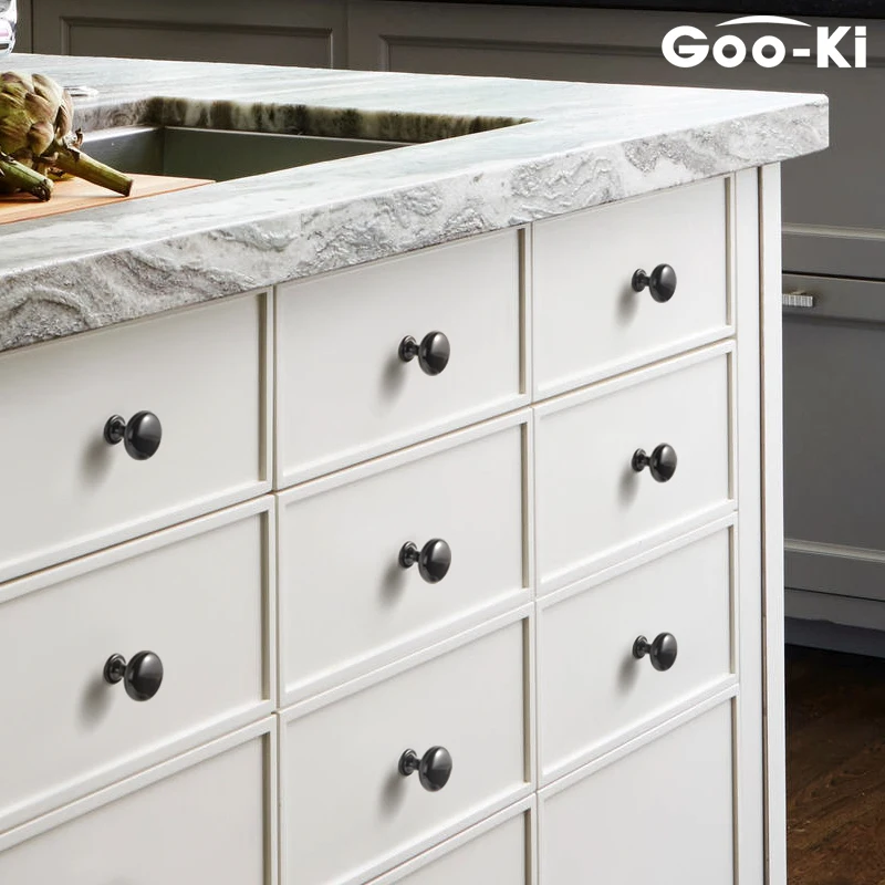 Скандинавские современные Glam блестящие черные ручки для ящиков кухонные дверные