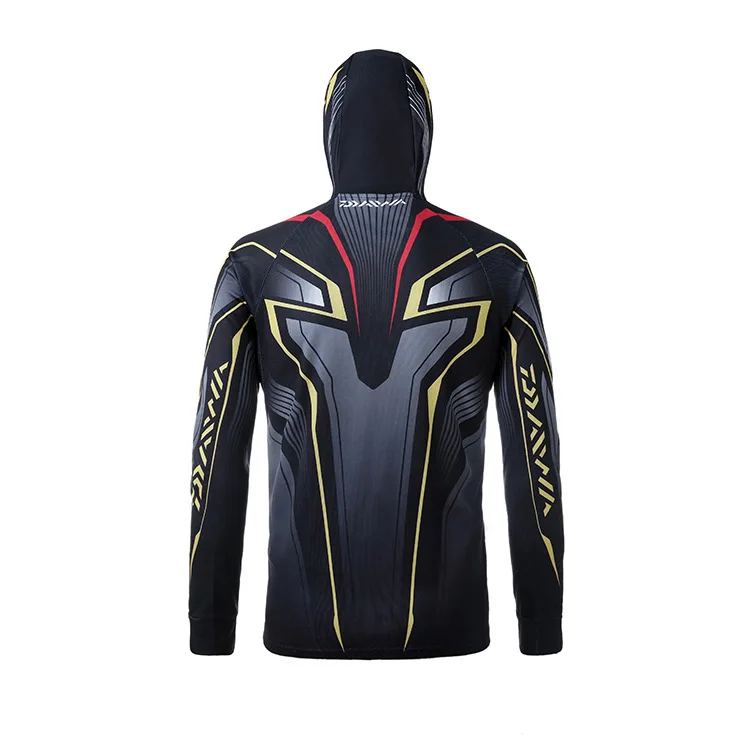 

2021 New Daiwa Fishing Clothing Men Long Sleeve Quick Dry Fishing Shirts Outdoor Sports FIshing Clothes Hooded Fishing Jacket