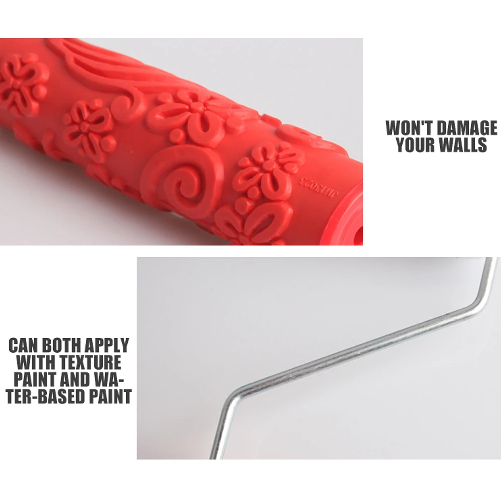 Горячая декоративная краска ролик шаблон рельефная текстурная живопись